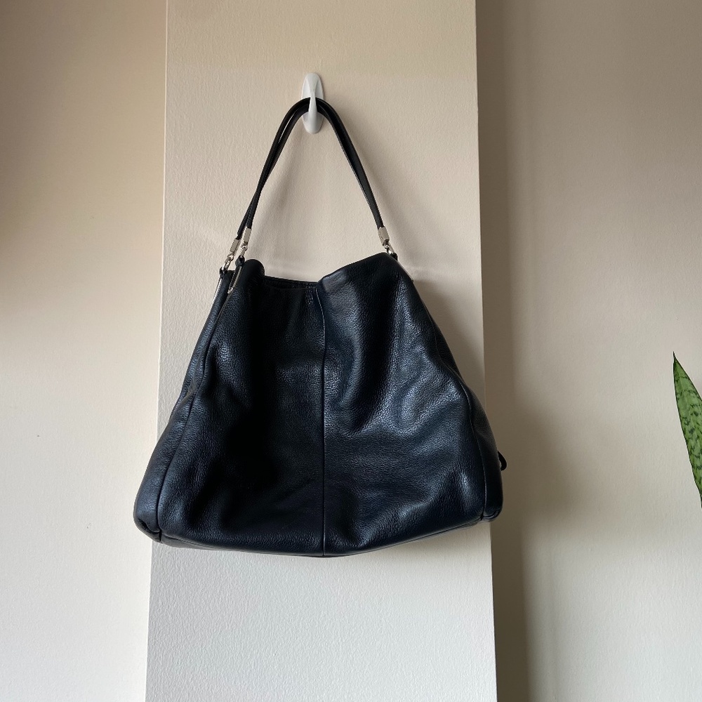 Black Coach Leather Purse
